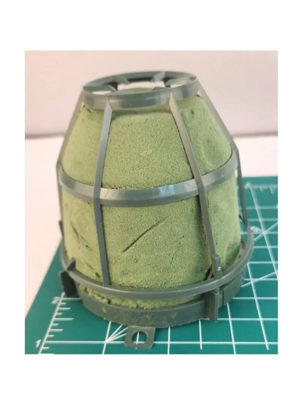 Floral Foam Candle Holder Set of 2 Green Cage for Taper Centerpiece Flower Arran